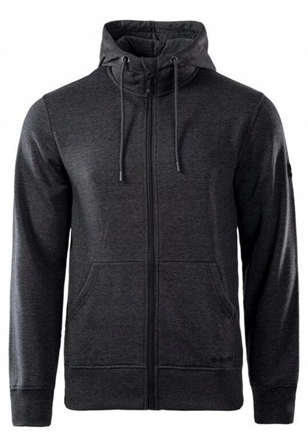 Bluza dresowa dla mężczyzn Hi-tec Silian II. Kolor: szary. Materiał: dresówka