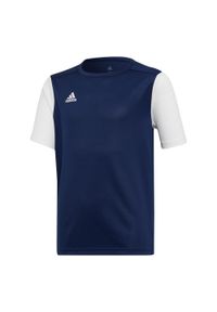 Adidas - Koszulka dziecięca adidas Estro 19. Kolor: niebieski. Materiał: poliester. Sport: piłka nożna