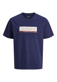 Jack & Jones - Jack&Jones T-Shirt Rinwood 12283628 Niebieski Regular Fit. Kolor: niebieski. Materiał: bawełna #3