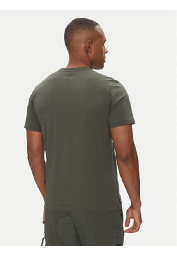 Parajumpers T-Shirt Mojave 25SMPMTSRE07 Zielony Regular Fit. Kolor: zielony. Materiał: bawełna