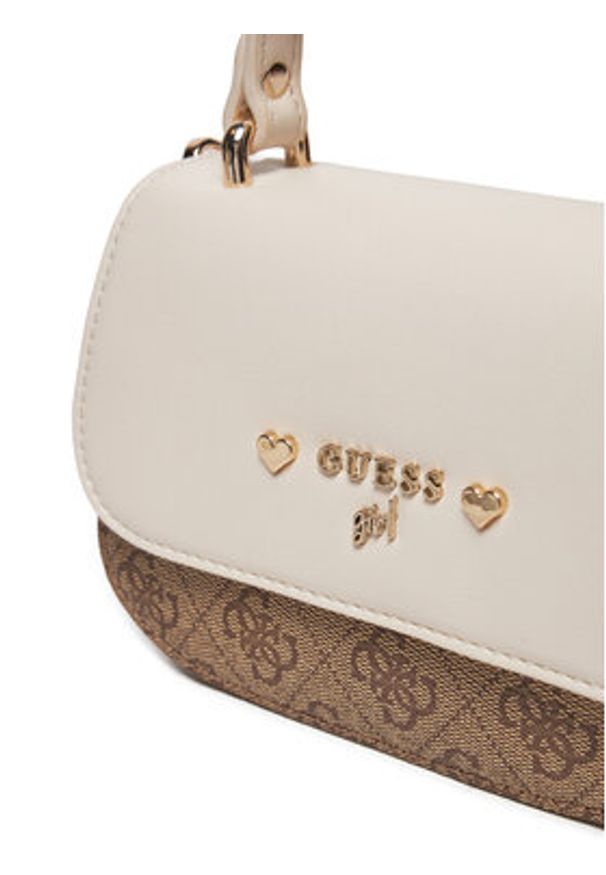 Guess Torebka J4YZ42 WFEN0 Beżowy. Kolor: beżowy. Materiał: skórzane
