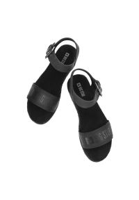 Big-Star - Czarne Sandały Big Star Wygodne Buty Damskie. Okazja: na co dzień. Kolor: czarny. Sezon: lato. Styl: casual #5