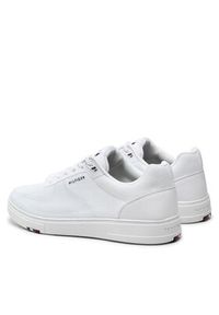 TOMMY HILFIGER - Tommy Hilfiger Sneakersy Modern Cup Knit Rwb FM0FM04942 Biały. Kolor: biały. Materiał: materiał #4