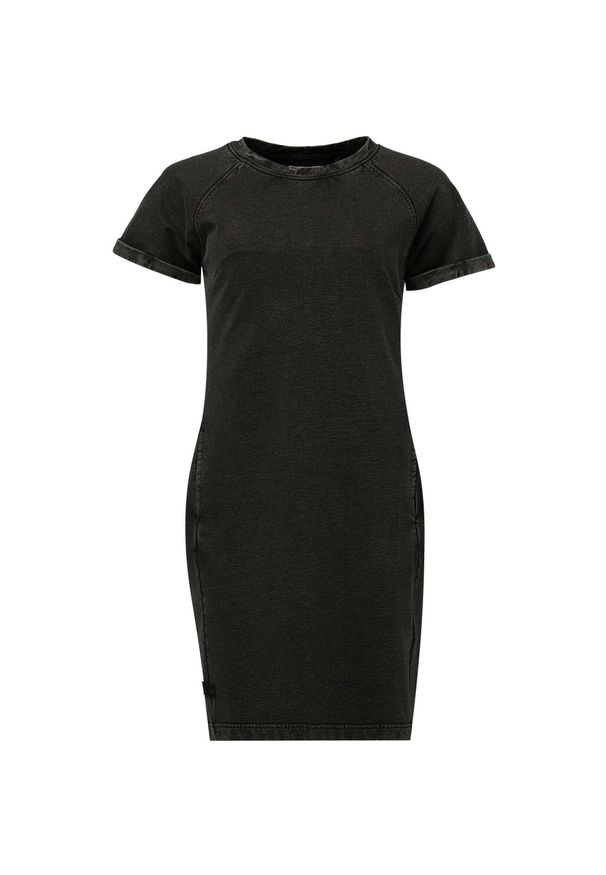 ZONE PERFECT - Sukienka damska LOAP Demara denim bawełniany — Czarny, L. Kolor: czarny. Materiał: denim, bawełna. Sezon: lato. Typ sukienki: sportowe. Styl: sportowy