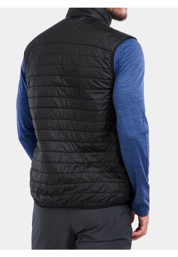 Fjällräven - Kamizelka ocieplana męska Fjallraven Abisko Padded Vest. Kolor: czarny. Sport: turystyka piesza
