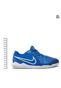 Nike Buty do piłki nożnej Jr Legend 10 Academy IC DV4350 400 Niebieski. Kolor: niebieski. Materiał: skóra