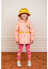 Mini Rodini kurtka dziecięca kolor różowy. Kolor: różowy. Materiał: materiał