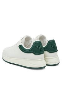 Emporio Armani Sneakersy EM003663 AF18212 M0095 Biały. Kolor: biały. Materiał: skóra #6