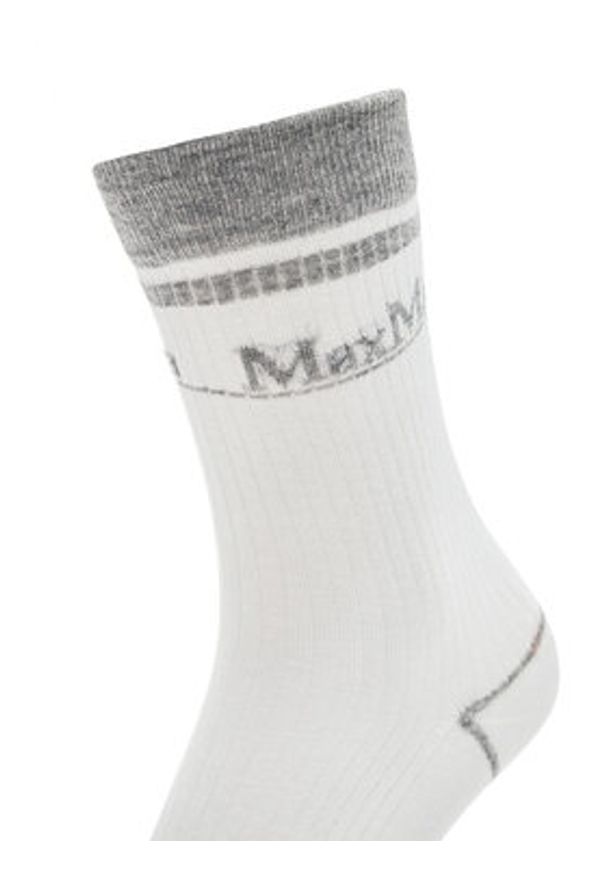 Max Mara Leisure Skarpety długie Gabarra 2426556018 Szary. Kolor: szary. Materiał: materiał, bawełna