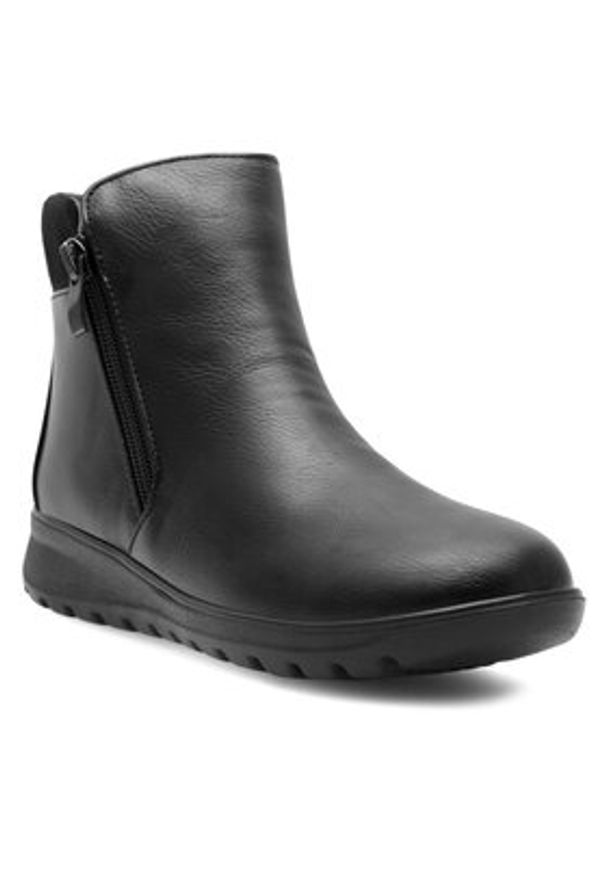 Go Soft Botki Hannah WSS20521-08 Czarny. Kolor: czarny. Materiał: syntetyk