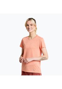 Koszulka do biegania damska Saucony Stopwatch. Kolor: różowy