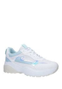 Casu - Białe buty sportowe sneakersy sznurowane casu 7-k662c. Kolor: wielokolorowy, niebieski, biały #1