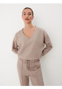 Mohito - Bluza z dekoltem V - Beżowy. Kolor: beżowy #2