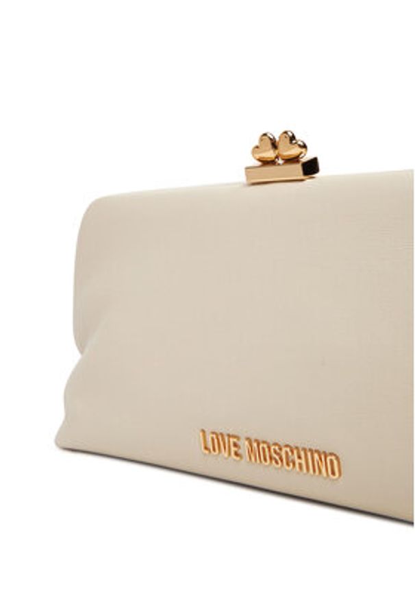 Love Moschino - LOVE MOSCHINO Torebka JC4287PP0MKP0110 Écru. Materiał: skórzane