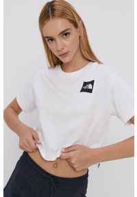 The North Face T-shirt bawełniany kolor biały NF0A4SY9FN41-FN41. Kolor: biały. Materiał: bawełna #1