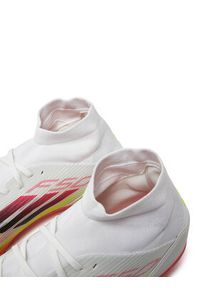Adidas - adidas Buty do piłki nożnej F50 League Mid Firm/Multi-Ground JI0434 Biały. Kolor: biały. Materiał: materiał