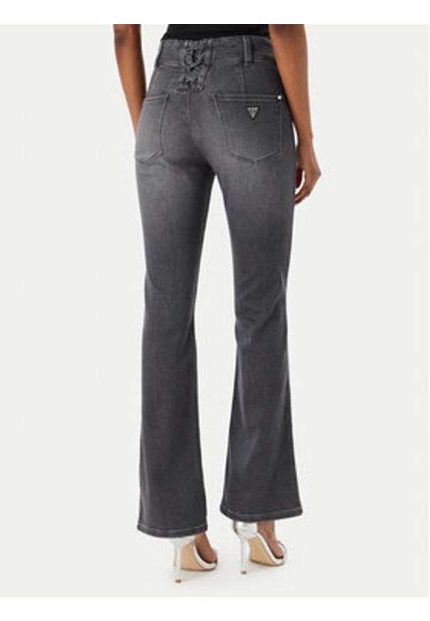 Guess Jeansy W6RA3I D6921 Szary Wide Leg. Kolor: szary
