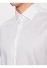 Seidensticker Koszula 01.293650 Biały Slim Fit. Kolor: biały. Materiał: bawełna