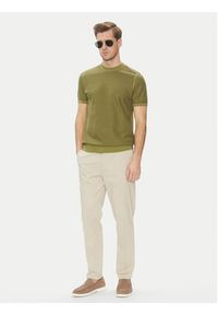 BOSS Spodnie materiałowe H-Kane 50540906 Beżowy Regular Fit. Kolor: beżowy. Materiał: bawełna