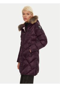 Blauer Płaszcz zimowy 24WBLDK03052 Bordowy Regular Fit. Kolor: czerwony. Materiał: syntetyk. Sezon: zima
