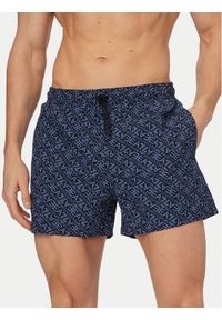 EA7 Emporio Armani Szorty kąpielowe 7M001677 AF21249 MB461 Granatowy Regular Fit. Kolor: niebieski. Materiał: syntetyk #1