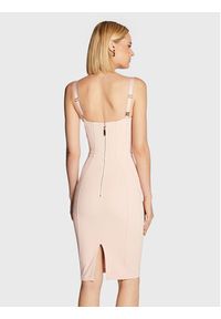 Elisabetta Franchi Sukienka koktajlowa AB-191-26E2-V330 Różowy Slim Fit. Kolor: różowy. Materiał: syntetyk. Styl: wizytowy #4