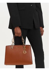 MICHAEL Michael Kors Torebka Cynthia 30S4GCYS2T Brązowy. Kolor: brązowy. Materiał: skórzane #3