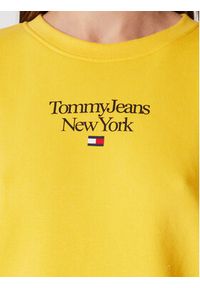 Tommy Jeans Bluza Essential DW0DW14851 Żółty Regular Fit. Kolor: żółty. Materiał: syntetyk, bawełna #4