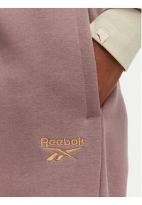 Reebok Spodnie dresowe Zana RK25690CC Brązowy Regular Fit. Kolor: brązowy. Materiał: syntetyk #5