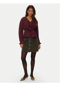 Vero Moda Spódnica mini Etta 10315342 Zielony Regular Fit. Kolor: zielony. Materiał: bawełna #4