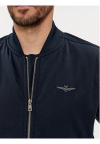 Aeronautica Militare Kurtka bomber 241AB2139CT3247 Granatowy Regular Fit. Kolor: niebieski. Materiał: bawełna