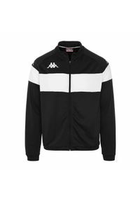 Kurtka z dresu Kappa Dacone. Kolor: czarny, biały, wielokolorowy. Materiał: dresówka. Sport: piłka nożna, fitness #1