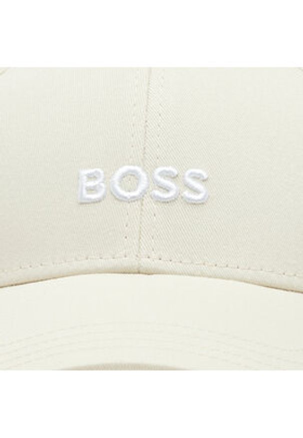 BOSS - Boss Czapka z daszkiem Zed 50495121 Biały. Kolor: biały. Materiał: bawełna, materiał