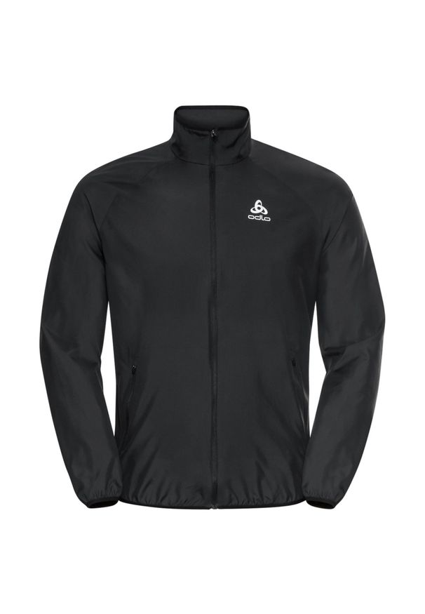 Kurtka męska do biegania Odlo Jacket ESSENTIAL LIGHT. Kolor: szary, czarny, wielokolorowy. Sport: bieganie