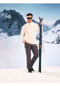 Sinsay - Spodnie z ociepleniem - szary. Kolor: szary #1