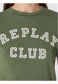 Replay T-Shirt W3510A.000.22662M Zielony Slim Fit. Kolor: zielony. Materiał: bawełna #2