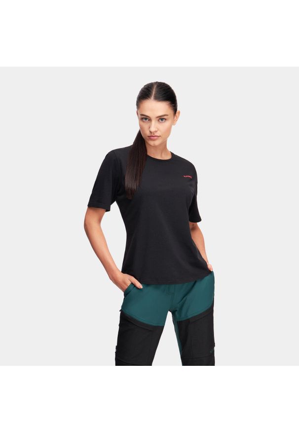 Koszulka damska Alpinus Tulamba. Kolor: czarny. Sport: turystyka piesza