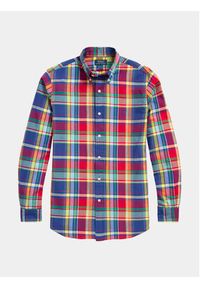 Polo Ralph Lauren Koszula 710937992001 Kolorowy Custom Fit. Typ kołnierza: polo. Materiał: bawełna. Wzór: kolorowy #5