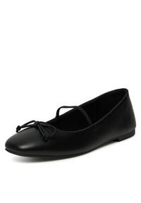 DeeZee Baleriny 9-830-A Czarny. Kolor: czarny. Materiał: skóra #7