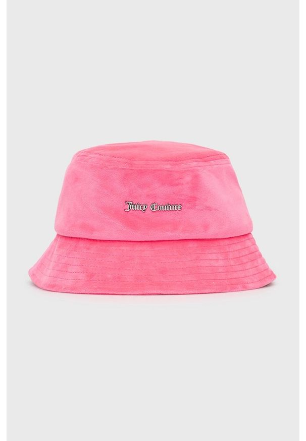 Juicy Couture kapelusz kolor różowy. Kolor: różowy