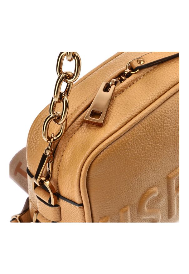 Brązowa Torebka Damska Hispanitas Modna Listonoszka. Kolor: brązowy. Wzór: kolorowy. Sezon: jesień. Materiał: skórzane. Styl: klasyczny