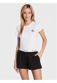 Calvin Klein Underwear Szorty piżamowe 000QS6871E Czarny Regular Fit. Kolor: czarny. Materiał: bawełna #2