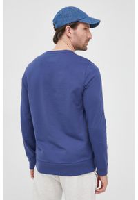 Polo Ralph Lauren bluza kolor granatowy z nadrukiem. Okazja: na co dzień. Typ kołnierza: polo. Kolor: niebieski. Materiał: dzianina. Wzór: nadruk. Styl: casual