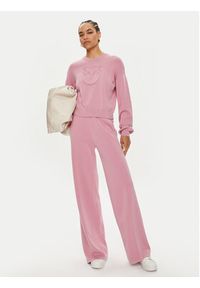 Pinko Sweter Acciuga 101568 A115 Różowy Regular Fit. Kolor: różowy. Materiał: syntetyk, bawełna #5