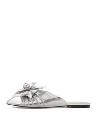 Gino Rossi - GINO ROSSI Klapki CEO-ROSE-LT-2221-1 Srebrny. Kolor: srebrny. Materiał: skóra #4