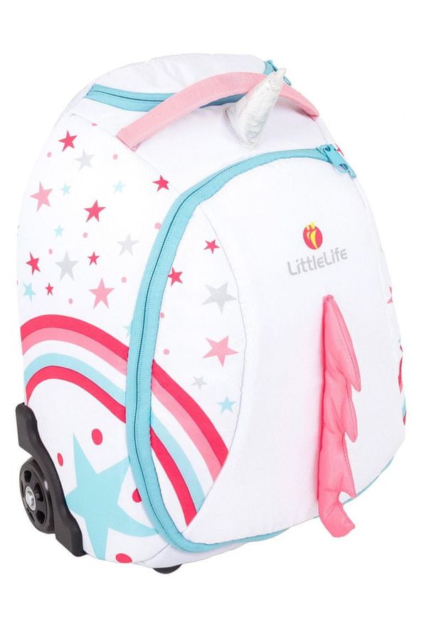 LittleLife walizka Children's Suitcase, 20l, unicorn. Kolor: różowy, biały, wielokolorowy. Materiał: guma. Styl: elegancki