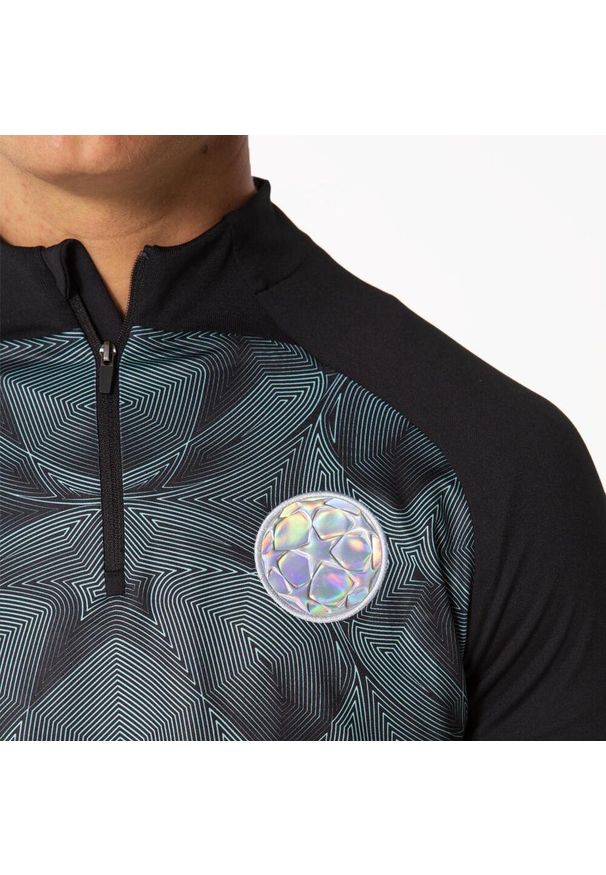 CHAMPIONS LEAGUE - Dres piłkarski dla dorosłych Champions League. Kolor: czarny. Materiał: dresówka. Sport: piłka nożna