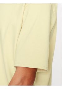 New Balance T-Shirt Athletics Linear T-Shirt MT33560 Brązowy Regular Fit. Kolor: brązowy, żółty. Materiał: bawełna #4