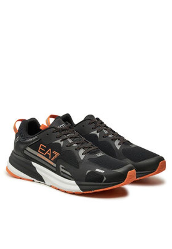 EA7 Emporio Armani Sneakersy X8X156 XK360 U017 Czarny. Kolor: czarny. Materiał: materiał