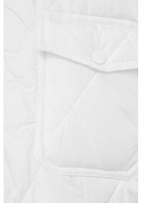 Answear Lab kurtka damska kolor biały przejściowa. Okazja: na co dzień. Kolor: biały. Materiał: materiał. Długość: długie. Wzór: gładki. Styl: wakacyjny #2